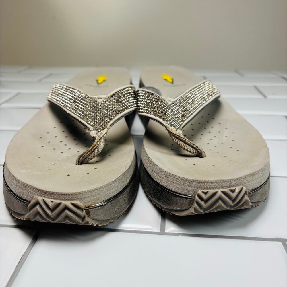 Volatile Rhinestone Sparkle Glitter Flip Flop
Platform Size 9 - Picture 10 of 17
